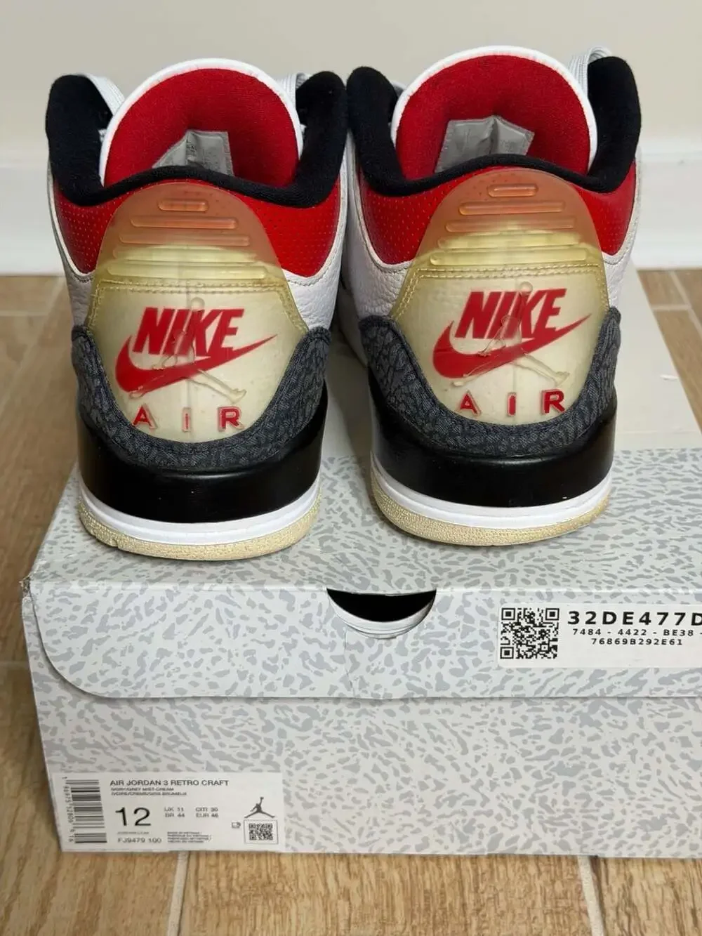 Nike Air Jordan 3 Retro SE Fire Red Denim CZ6431-100 Size 12